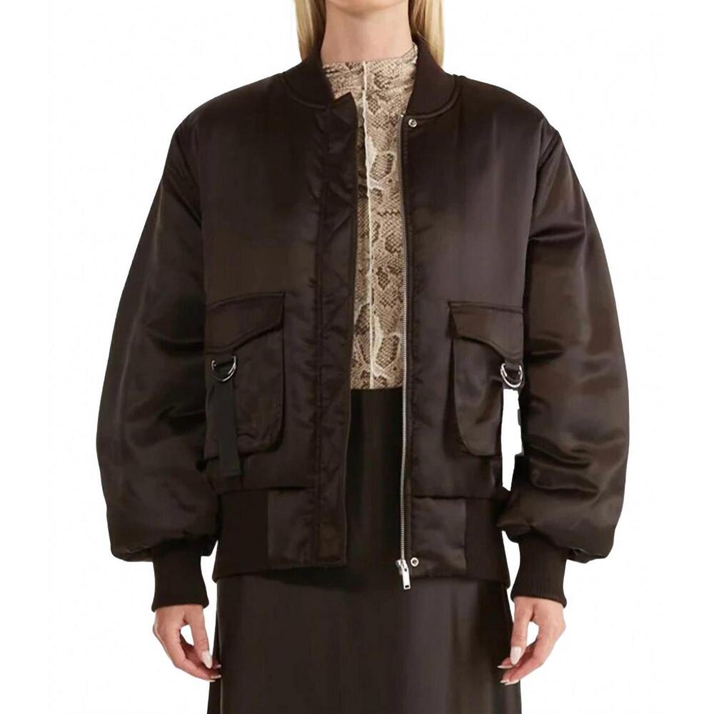 NEW ENA PELLY isy bomber jacket in mocha